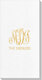 Script Monogram with Text Deville Guest Towels Image 3 of 3
